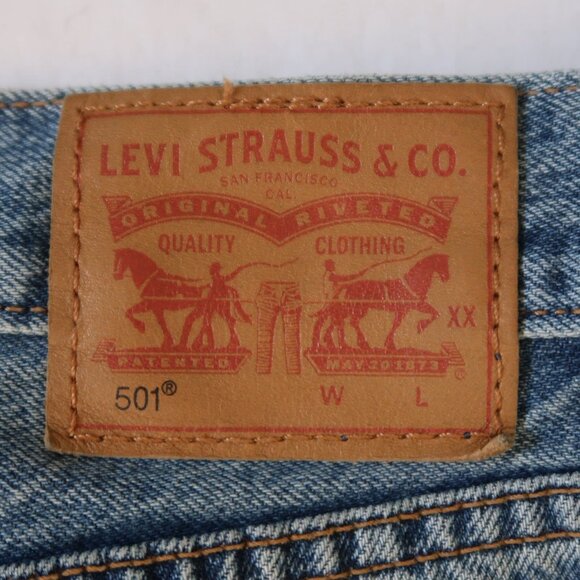 Levi's 501 Distressed 90's Jeans Size 32 - Picture 4 of 4